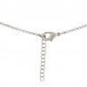 Bronze initial necklace